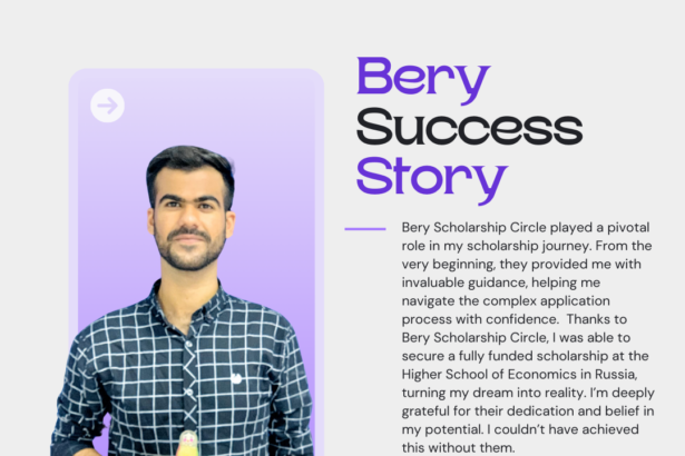 Bery scholarship circle success story